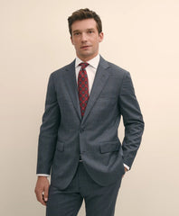 Slim Fit Wool Windowpane 1818 Suit | Brooks Brothers on sale