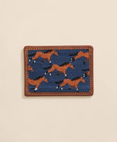 Smathers & Branson Needlepoint Horse Card Case | Brooks Brothers sale