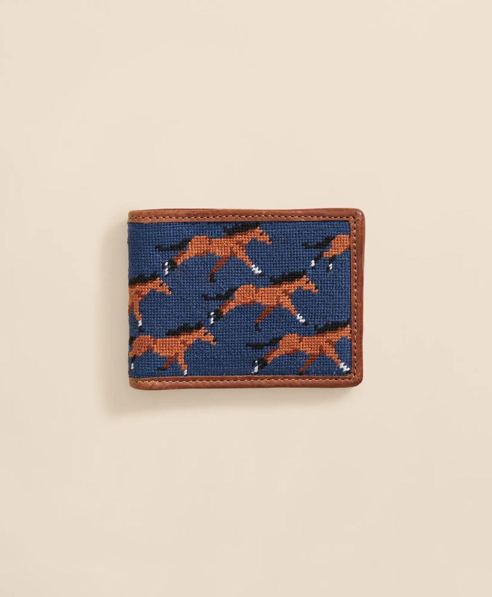 Smathers & Branson Needlepoint Horse Wallet | Brooks Brothers on sale