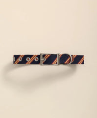 Smathers & Branson Needlepoint Rep Stripe Dog Collar | Brooks Brothers cheap