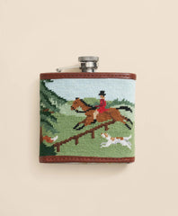 Smathers & Branson Stainless Steel Needlepoint Flask | Brooks Brothers online shop