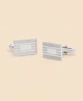 Sterling Silver Engravable Rhodium-Plated Cufflinks | Brooks Brothers on sale