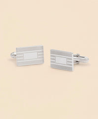 Sterling Silver Engravable Rhodium-Plated Cufflinks | Brooks Brothers on sale