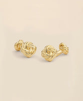 Sterling Silver Gold-Plated Knot Cufflinks | Brooks Brothers cheap