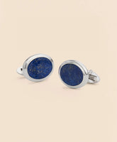 Sterling Silver Oval Rhodium-Plated Cufflinks | Brooks Brothers on sale