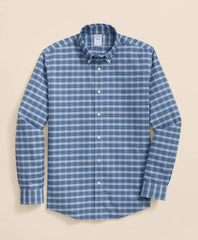 Stretch Non-Iron Oxford Button-Down Collar, Tartan Sport Shirt | Brooks Brothers online