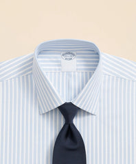 Stretch Supima® Cotton Non-Iron Ainsley Collar, Stripe Dress Shirt | Brooks Brothers discount
