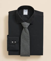 Stretch Supima® Cotton Non-Iron English Spread Collar, Herringbone Dress Shirt | Brooks Brothers cheap