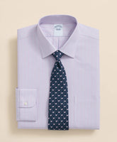 Stretch Supima® Cotton Non-Iron Royal Oxford Ainsley Collar, Striped Dress Shirt | Brooks Brothers cheap