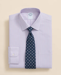 Stretch Supima® Cotton Non-Iron Royal Oxford Ainsley Collar, Striped Dress Shirt | Brooks Brothers cheap