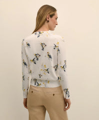 Cotton Cardigan in Bird Print | Brooks Brothers cheap