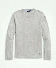 Supima® Cotton Long-Sleeve Logo T-Shirt | Brooks Brothers cheap