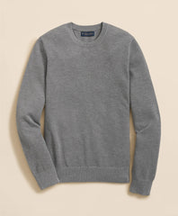 Supima® Cotton Pique Crewneck Sweater | Brooks Brothers on sale
