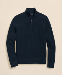 Supima® Cotton Pique Quarter-Zip Sweater | Brooks Brothers cheap