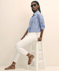 The Cropped Button-Down Shirt | Brooks Brothers cheap