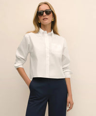 The Cropped Button-Down Shirt | Brooks Brothers discount