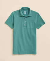 The Vintage Short-Sleeve Garment Dyed Polo Shirt | Brooks Brothers online shop