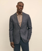 Traditional Fit Wool Hopsack Gingham Sport Coat | Brooks Brothers for sale