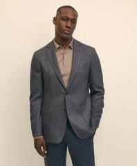 Traditional Fit Wool Hopsack Gingham Sport Coat | Brooks Brothers for sale