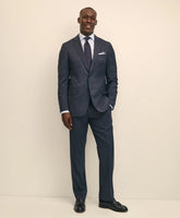Traditional Fit Wool Windowpane 1818 Suit | Brooks Brothers online