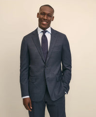 Traditional Fit Wool Windowpane 1818 Suit | Brooks Brothers online
