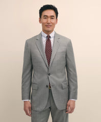 Traditional Fit Wool Sharkskin 1818 Suit | Brooks Brothers discount