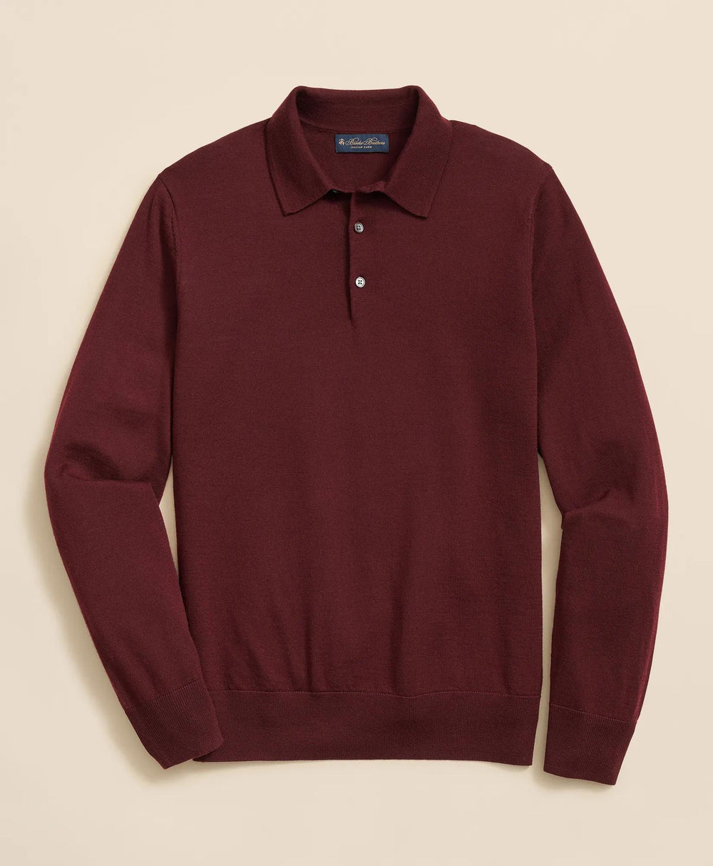 Ultimate Merino Wool Polo Sweater | Brooks Brothers online