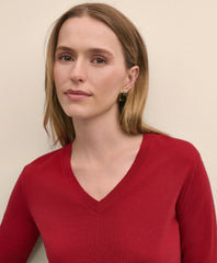Ultimate Merino Wool V-Neck Sweater | Brooks Brothers online shop