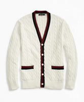Vintage-Inspired Supima® Cotton Tennis Cardigan | Brooks Brothers sale