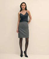 V-Neck Camisole in Washable Silk Charmeuse | Brooks Brothers online shop