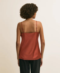 V-Neck Cami in Washable Silk Charmeuse | Brooks Brothers cheap