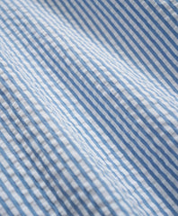 Washed Cotton Seersucker Button-Down Collar, Stripe Sport Shirt | Brooks Brothers cheap