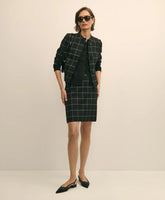 Windowpane Mini Skirt | Brooks Brothers on sale