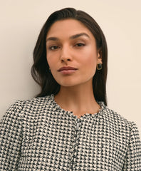Boucle Zip-Front Jacket | Brooks Brothers online