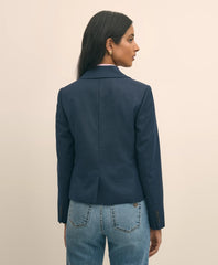 Wool-Blend Shrunken Fit Hopsack Jacket | Brooks Brothers online shop