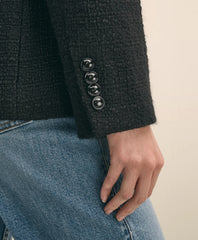 Military Boucle Belted Jacket | Brooks Brothers online