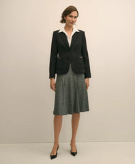 Wool-Blend Pleated Herringbone Skirt | Brooks Brothers sale