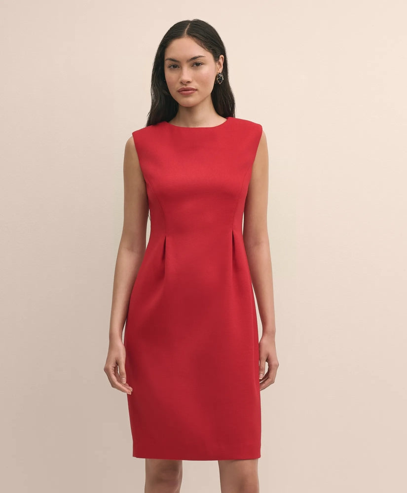 Wool Blend Tulip Sheath Dress | Brooks Brothers for sale