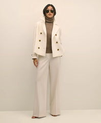 Wool Double-Faced Cropped Peacoat | Brooks Brothers sale