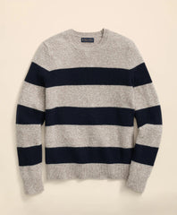 Wool Ragg Stripe Sweater | Brooks Brothers on sale