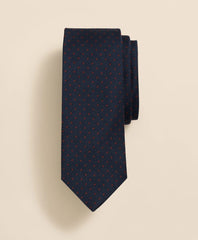 Wool-Silk Textured Dot Tie | Brooks Brothers on sale