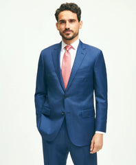 Traditional Fit Wool Sharkskin 1818 Suit | Brooks Brothers for sale