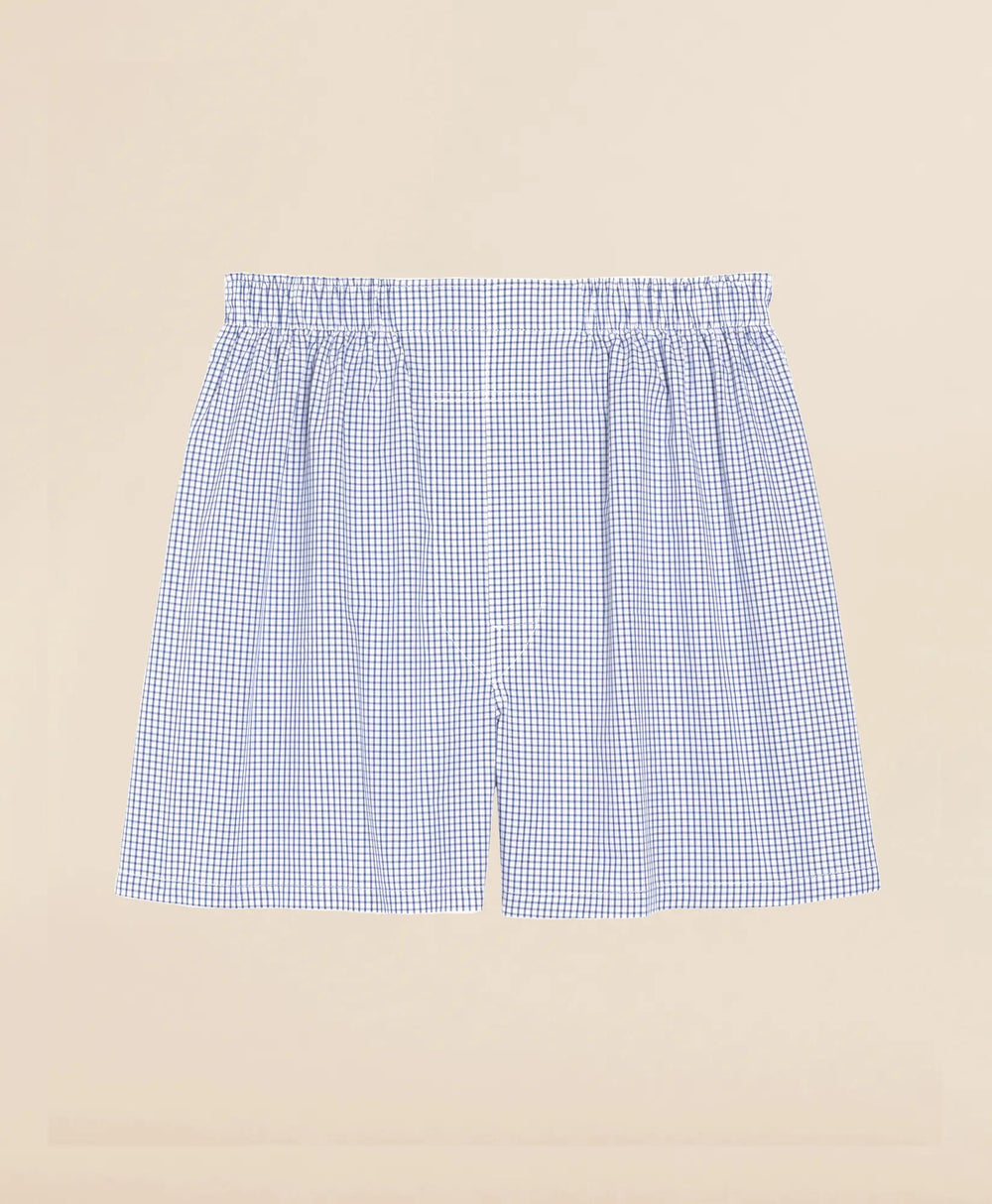Cotton Broadcloth Small Check Boxers | Brooks Brothers discount