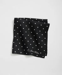 Small Dot Silk Pocket Square | Brooks Brothers online shop