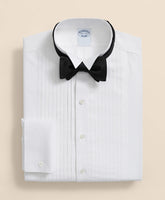 Stretch Supima® Cotton Broadcloth Wing Collar, Tuxedo Shirt | Brooks Brothers for sale