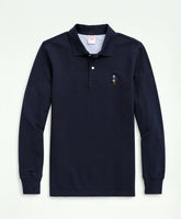 Henry Supima® Long-Sleeve Polo Shirt | Brooks Brothers sale
