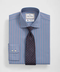 Brooks Brothers X Thomas Mason® Cotton English Collar, Multi-Striped Dress Shirt | Brooks Brothers online