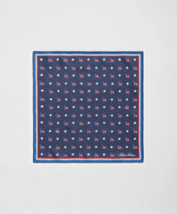 Elephant Motif Silk Pocket Square | Brooks Brothers cheap