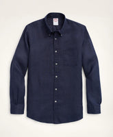 Big & Tall Sport Shirt, Irish Linen | Brooks Brothers on sale