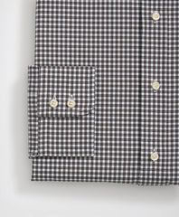 Brooks Brothers X Thomas Mason® Cotton English Collar, Checked Dress Shirt | Brooks Brothers online shop
